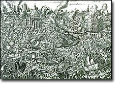 1775 Lisbon during the earthquake