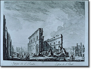 1775 Lisbon St. Paul's Church after the great earthquake