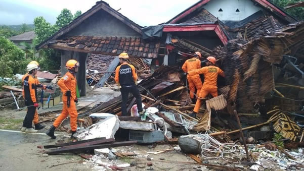 Sunda Strait Tsunami, Indonesia 2018